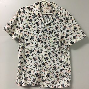 Penguin Men’s Short Sleeve Button Down Shirt (M)